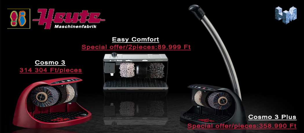 Heute shoe shine machines