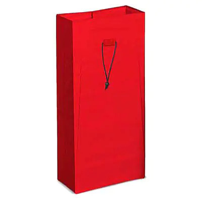 120 LT plastified red bag