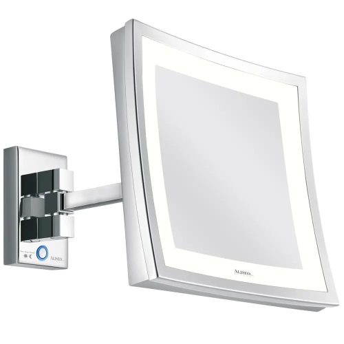 LED Cubic kozmetikai tükör, 21,5x21,5cm (020745)