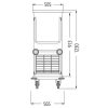 Housekeeping trolley, 120L (04.01240.95-0000)