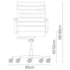   Burgess furniture, L: 65cm, Width: 62cm, H: 90-99cm, Weight: 15,3kg. Sitting area: 43-52cm (05/2A)