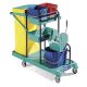 Green 140 - trolley - blue structure