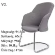 Burgess furniture, L: 65cm, Width: 69cm, H: 97cm, Weight: 10,4kg. Sitting area: 49cm (10/13)