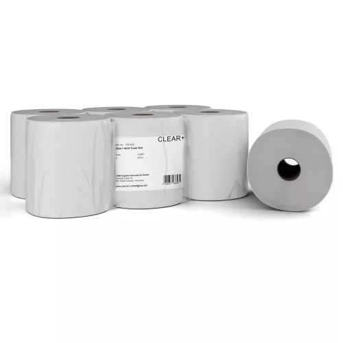 Clean+ kéztörlő tekercs, 220m, 19.5x20x4cm (1701522)