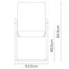   Burgess furniture, L: 94,5cm, Width: 57,5cm, H: 53,5cm, Weight: 10,6kg. Sitting area: 49,5cm (37/2)