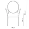   Burgess furniture, L: 60cm, Width: 60cm, H: 96cm, Weight: 8,1kg. Sitting area: 46cm (95/10A)