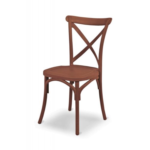 Esküvő szék, 88x40x52 cm, 6.5 kg (FIO-BROWN)