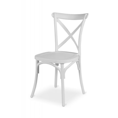 Esküvő szék, 88x40x52 cm, 6.5 kg (FIO-WHITE)