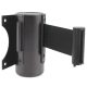 Wall-mounted holder, metal, with black tape, 5m