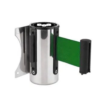 Fali tokmány fém, zöld szalaggal, 5m