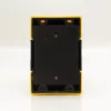 Yellow-Black plastic wall-mounted holder with blue tape, 5m