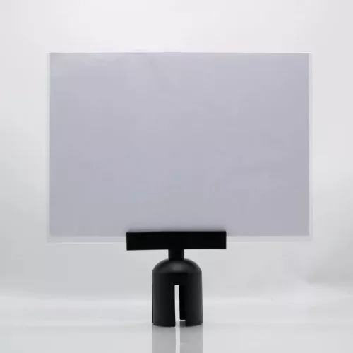 Plexi fekvő információs tábla