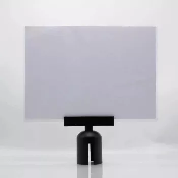Plexi fekvő információs tábla, A4 (KITA4F)