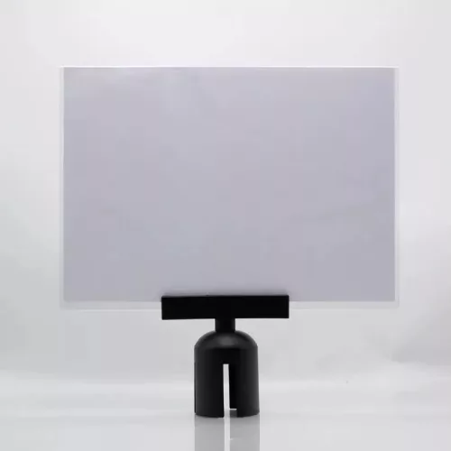 Plexi fekvő információs tábla, A4 (KITA4F)