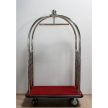 Chrome luggage trolley