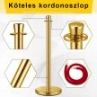 Arany köteles kordonoszlop