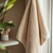 beiges Frottierhandtuch, 70x140cm, 420g (KR40070140beige)