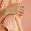 pfirsichfarbenes Frottierhandtuch, 70x140cm, 420g (KR40070140peach)