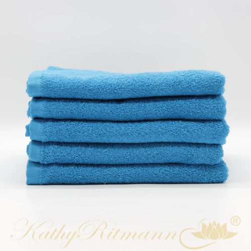 Égkék frottír törölköző, 100x150cm, 520g (KR500100150blue)