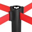 Schwarz Absperrbandpfosten