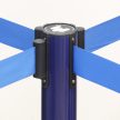 Colored retractable barrier (NO-blue)