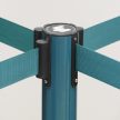 Colored retractable barrier (NO-green)