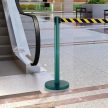 Colored retractable barrier (NO-green)