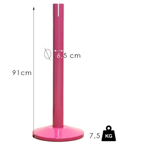 Colored retractable barrier (NO-pink)