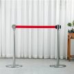 Stockable retractable barrier (SOK)