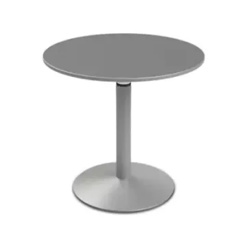   Burgess furniture, L: 70cm, Width: 70cm, H: 72-112cm, Base diam.: 55cm (TP1-2)