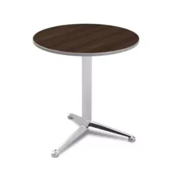   Burgess furniture, L: 70cm, Width: 70cm, H: 73cm, Base diam.: 66cm (TP13-2)