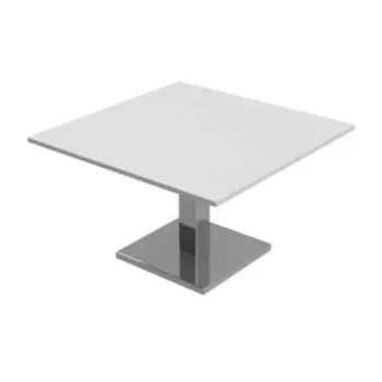   Burgess furniture, L: 80cm, Width: 80cm, H: 74cm, Base diam.: 40cm (TP4-4)