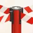XL-Absperrpfosten mit 4,8 m Band (XLO-red)