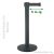 Nagy fekete bérelhető kordonoszlop, 5m (XLOFSZK4800SZ)