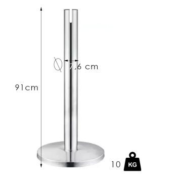 XL-Absperrpfosten mit 4,8 m Band