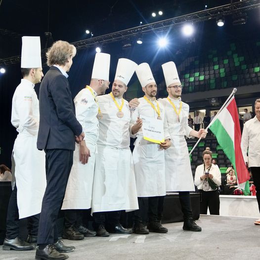 Hatodik lett a magyar csapat a Bocuse d'Or európai döntőjén