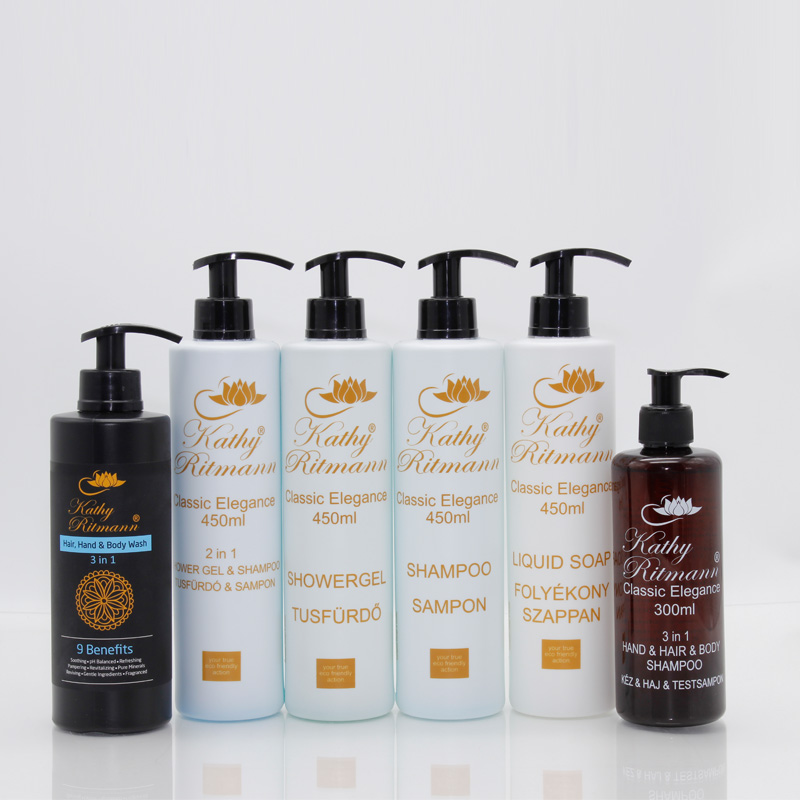 Refillable bathroom amenities