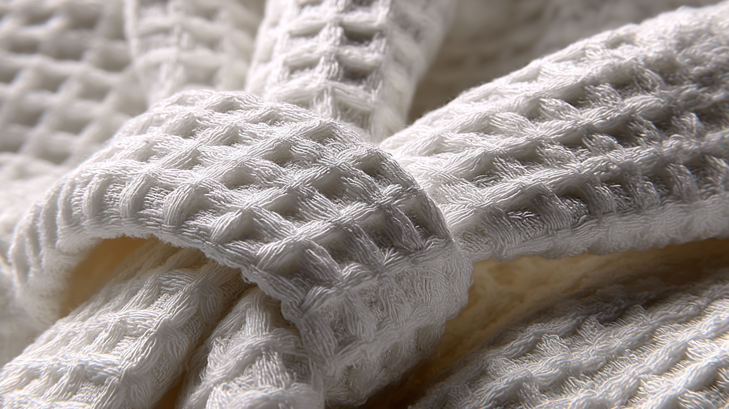 Könnyű és légáteresztő waffle köntös – friss, komfortos érzet