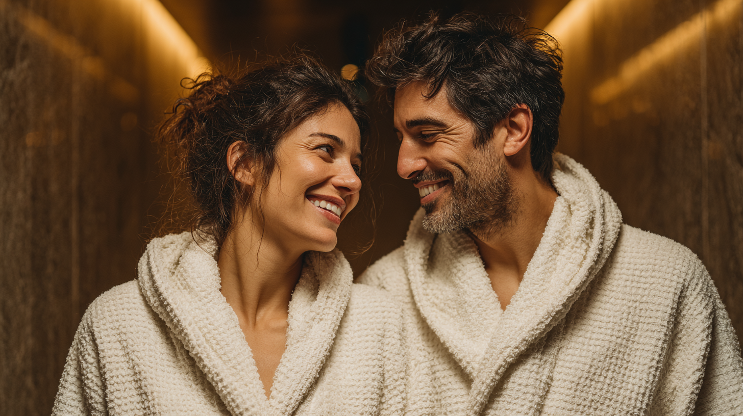 Waffle (daráltszövésű) köntös – prémium hotel és wellness élmény