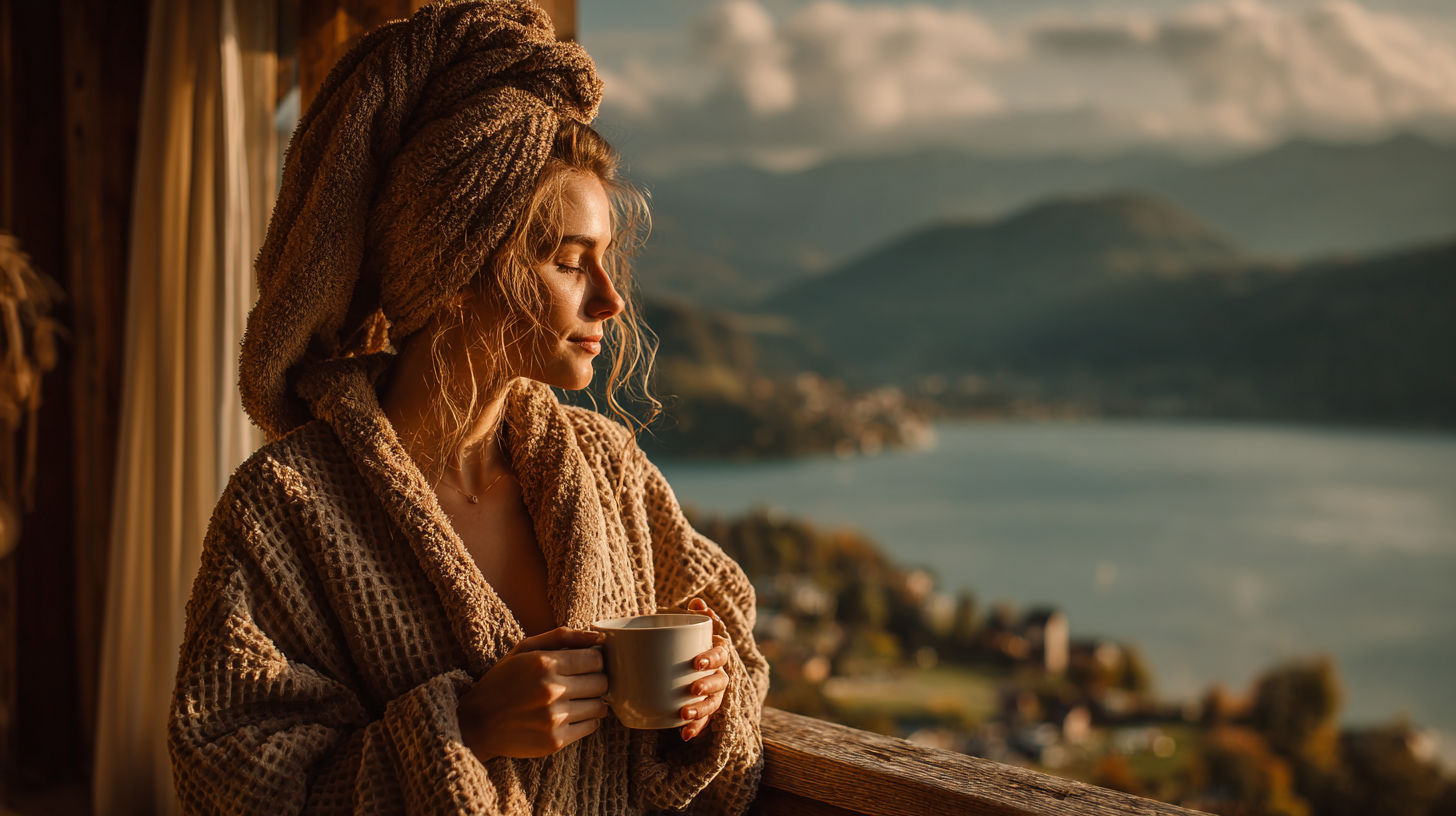 Spa élmény waffle köntössel – resort hangulat