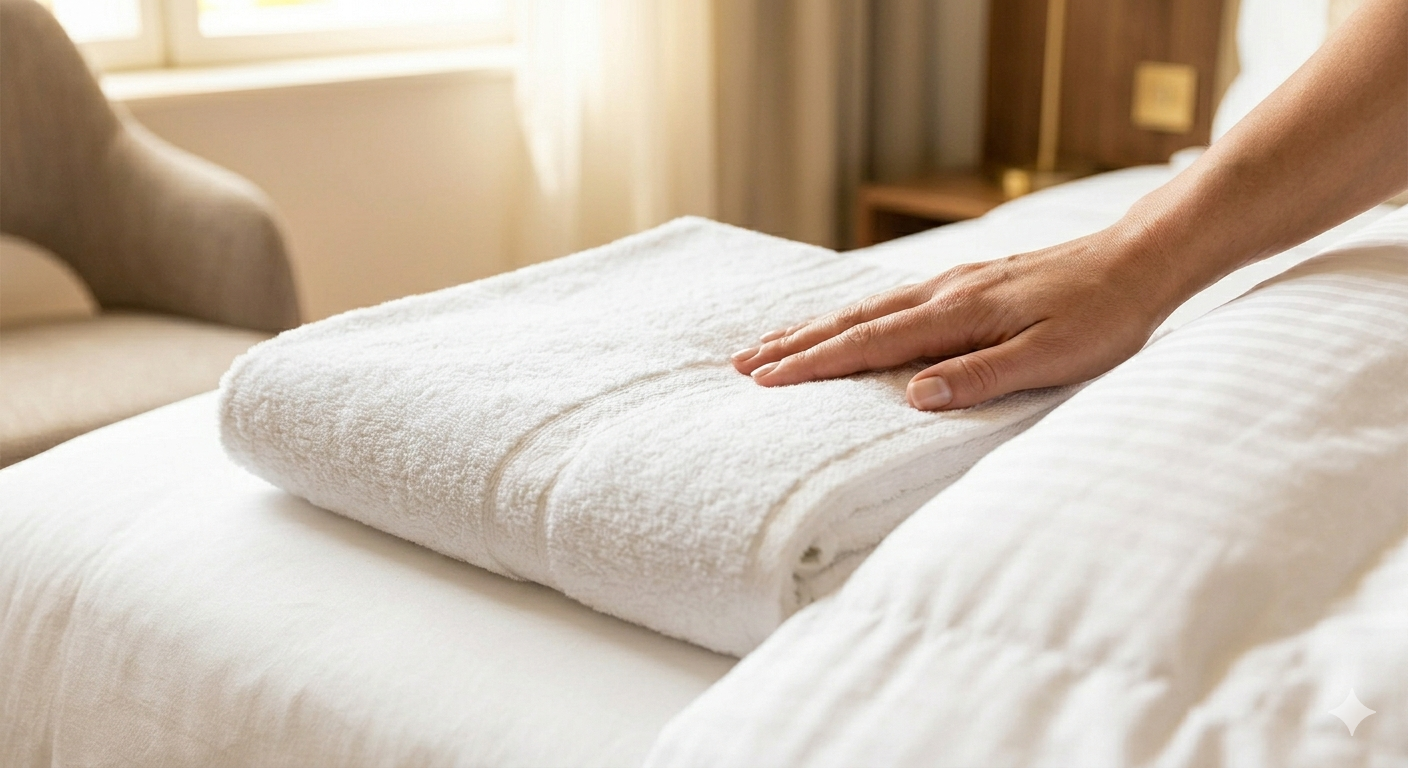 Miért nem elég az „otthoni” minőség? – A szállodai textíliák titka